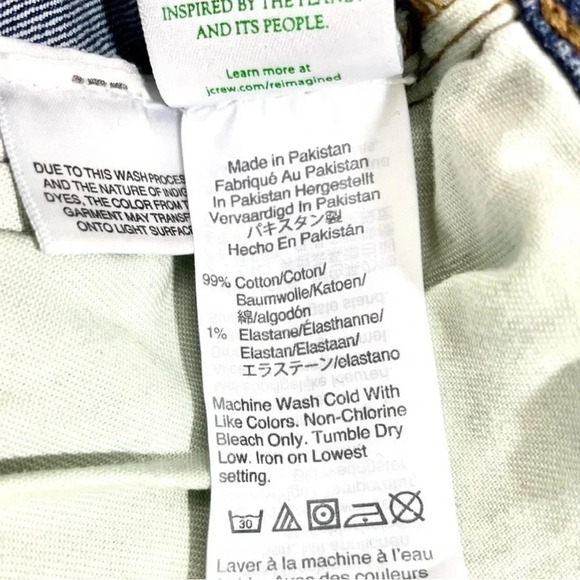 J.Crew Factory Classic Denim Dark Pacific Shorts - Picture 5 of 6